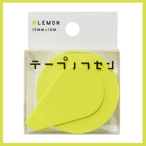 日本品牌 YAMATO 可再貼 便利貼膠帶 / 膠紙 螢光黄色 (日本制)